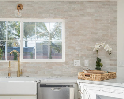 Natural White 2x6 Thin Bejmat Zellige Tile