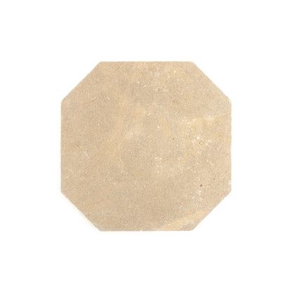 Azru Sand Octagon 12x12 Moroccan Limestone | Tumbled & Honed-Main Inventory-All Products,Natural Stone,Octagon-Riad Tile