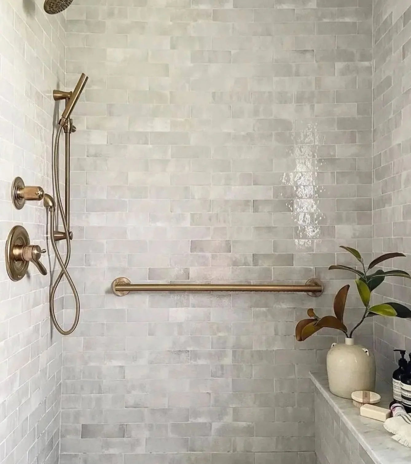 Natural White 2x6 Thin Bejmat Zellige Tile