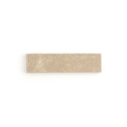 Sample: Azru Sand 2x8 Moroccan Limestone | Tumbled & Honed (Sample 1 2x8)-Sample-Sample-Riad Tile