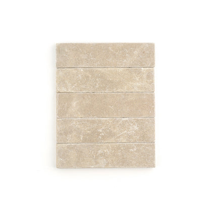 Azru Sand 2x8 Moroccan Limestone | Tumbled & Honed-Main Inventory-All Products,limestone Tile,Natural Stone,New Arrivals-Riad Tile