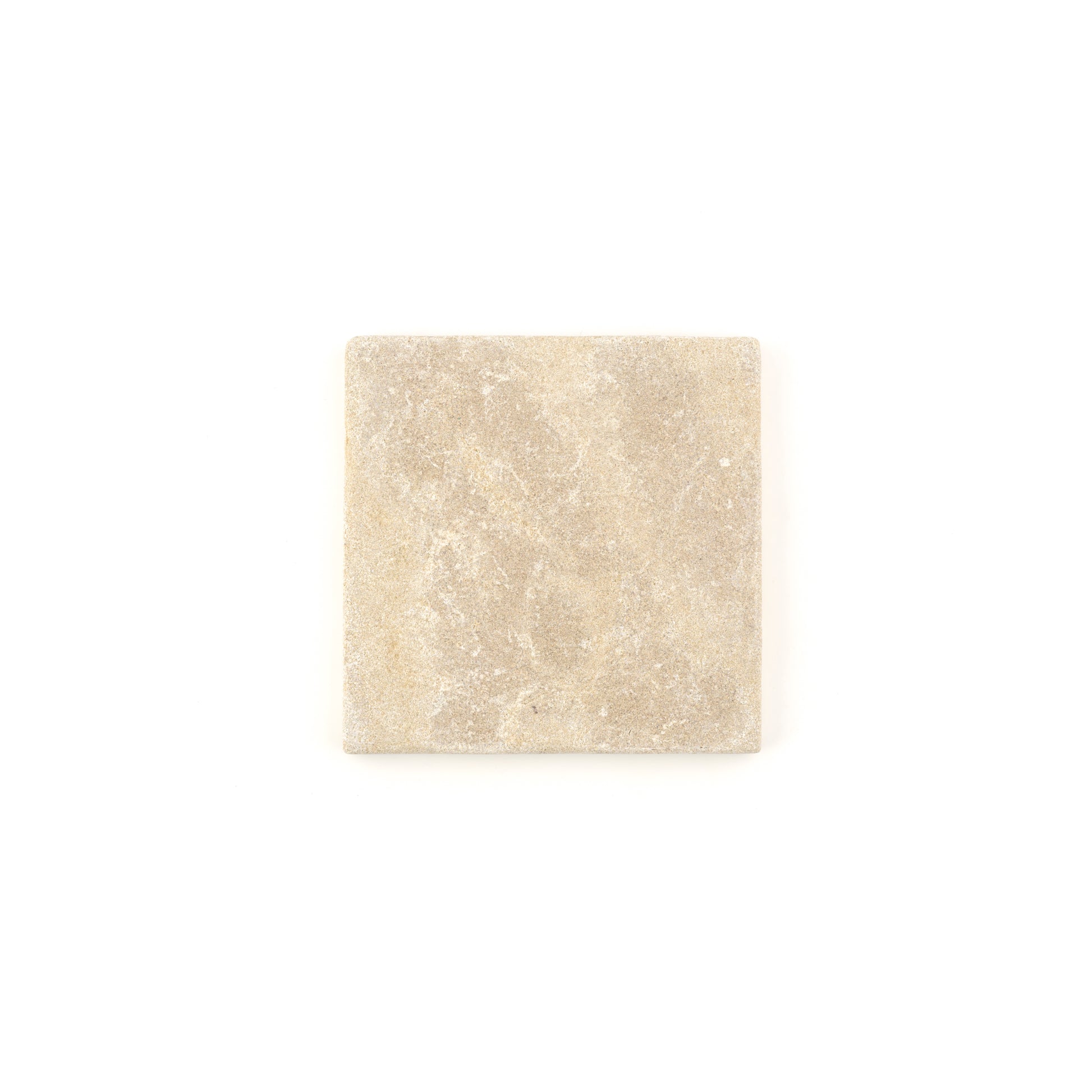 Sample: Azru Sand 6x6 Moroccan Limestone | Tumbled & Honed (1 sample 6x6)-Sample-Sample-Riad Tile