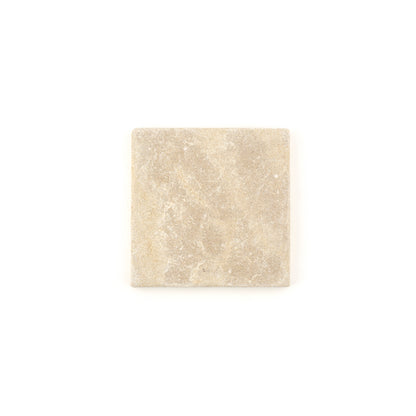Sample: Azru Sand 6x6 Moroccan Limestone | Tumbled & Honed (1 sample 6x6)-Sample-Sample-Riad Tile
