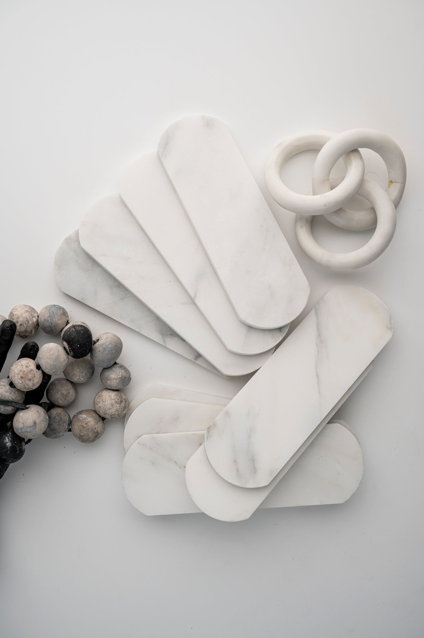 Casablanca Carrara 3x9 Oval Marble Tile | Honed-Main Inventory-All Products,Natural Stone-Riad Tile
