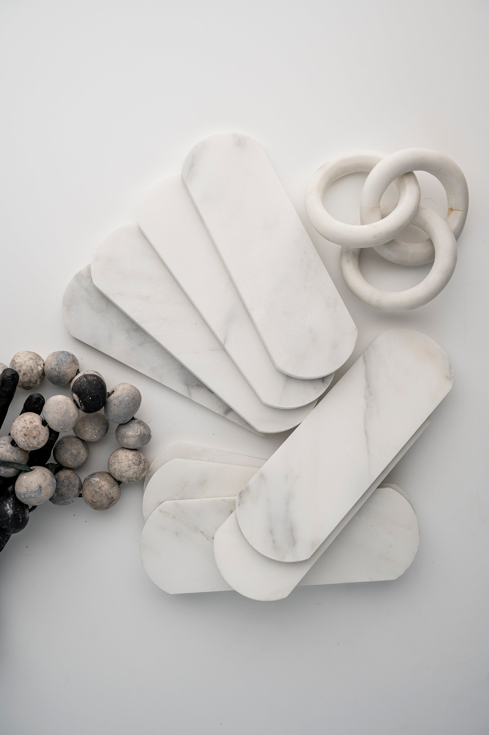 Casablanca Carrara 3x9 Oval Marble Tile | Honed-Main Inventory-All Products,Natural Stone-Riad Tile