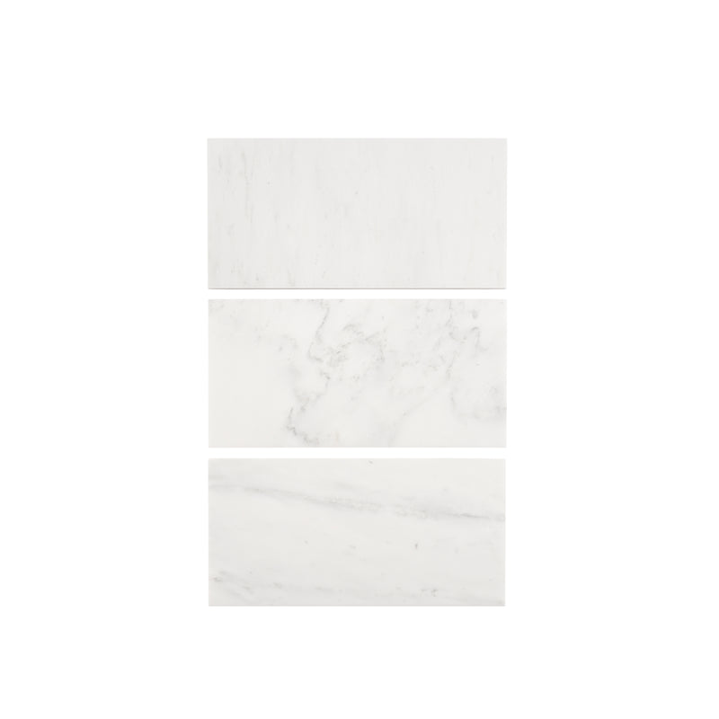 Casablanca Carrara 6x12 Subway Marble Tile | Honed-Main Inventory-All Products,Natural Stone-Riad Tile