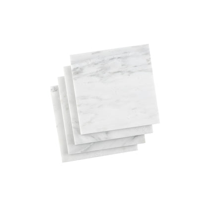 Casablanca Carrara 6x6 Marble Tile | Honed-Main Inventory-All Products,Natural Stone,New Arrivals-Riad Tile