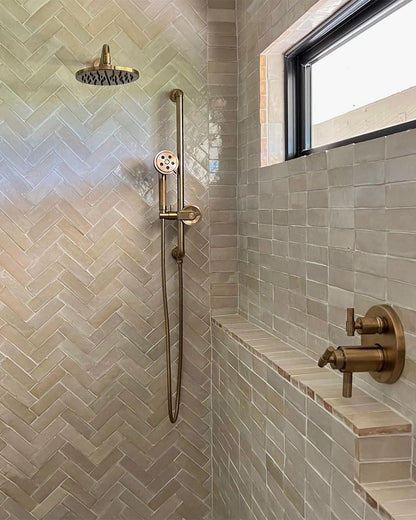 Natural White 2x6 Thin Bejmat Zellige Tile