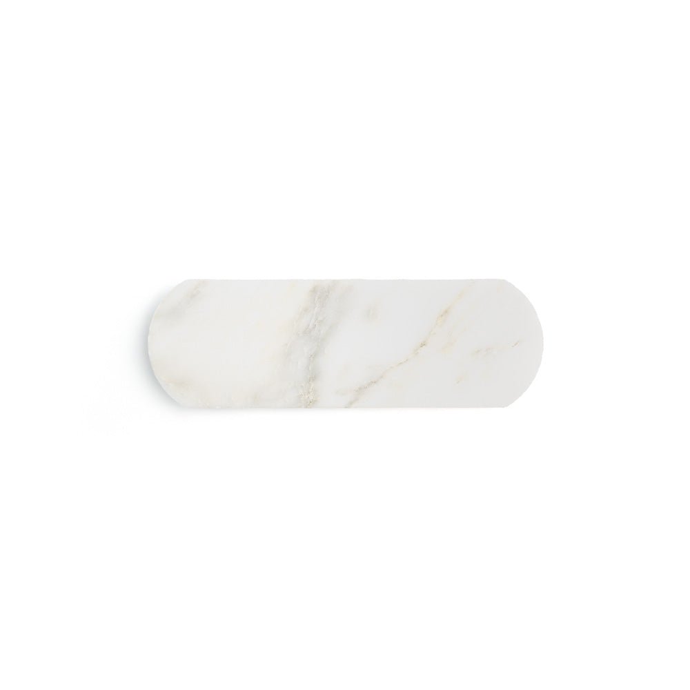 Casablanca Carrara 3x9 Oval Marble Tile | Honed-Main Inventory-All Products,Natural Stone-Riad Tile