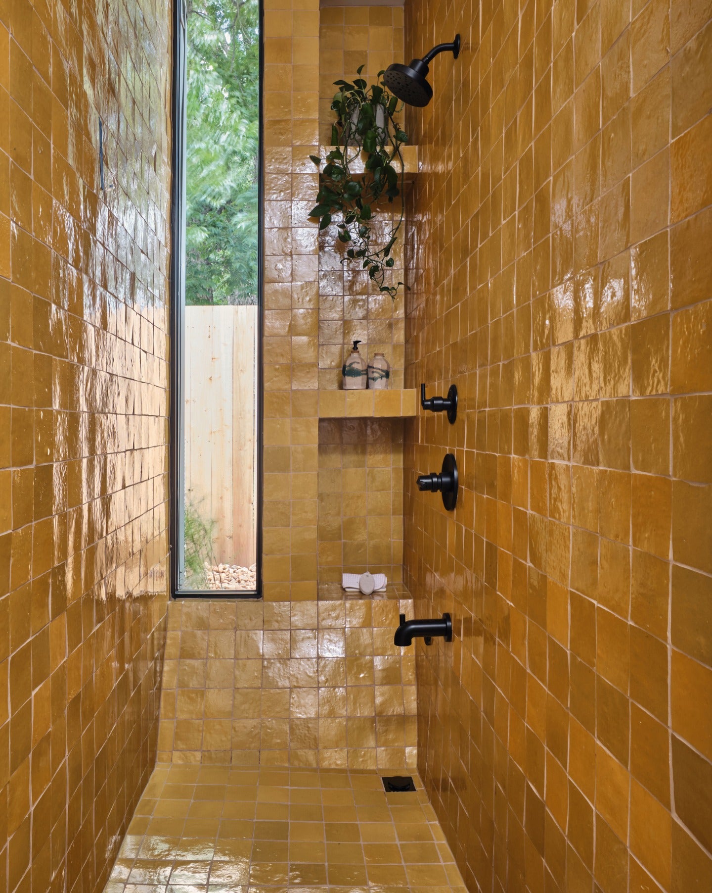 Summer isn't just something you see. It's something you feel.

Natural stone that stays cool beneath your feet. Handmade tile that shifts with the light. Rich color that softens every space. Explore the Summer Edit.

Tile: Mediterranean Blue 2x6 Zellige, Unglazed Natural Terracotta 2x6 Zellige, Agave 1x4 Trapezoid Mosaic Zellige, Goldfinch 4x4 Zellige, Beige Travertine Fluted Mosaic, Baobab Venezia Terrazzo
Design: @retreatinteriordesignstudio, @leighannrules for @thetxcollective, @davey.mceathron (image 6)
