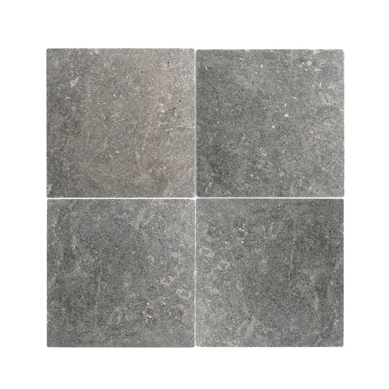 Akal Dark 18x18x3/4 Moroccan Limestone | Tumbled & Honed-Main Inventory-All Products,Natural Stone-Riad Tile