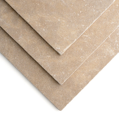 Azru Sand 18x18 Moroccan Limestone | Tumbled & Honed-Main Inventory-All Products,Natural Stone-Riad Tile