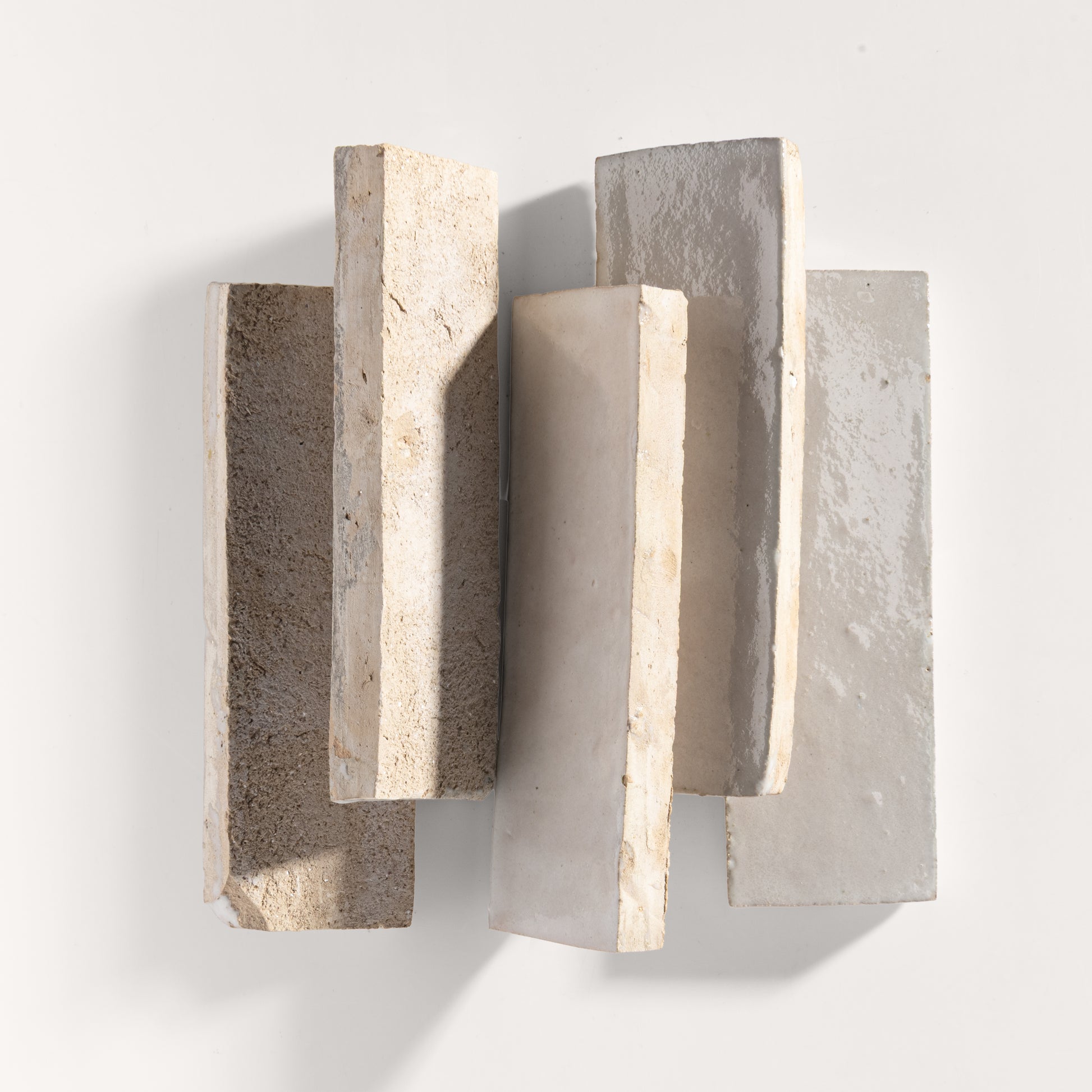 natural white rectangle zellige tile
