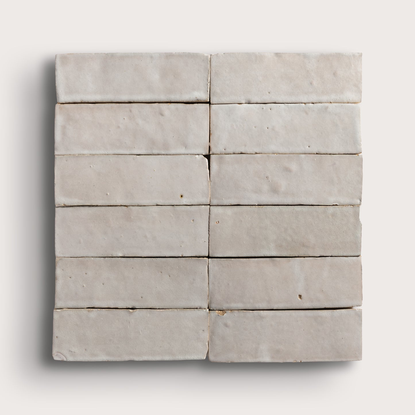 natural white rectangle zellige tile