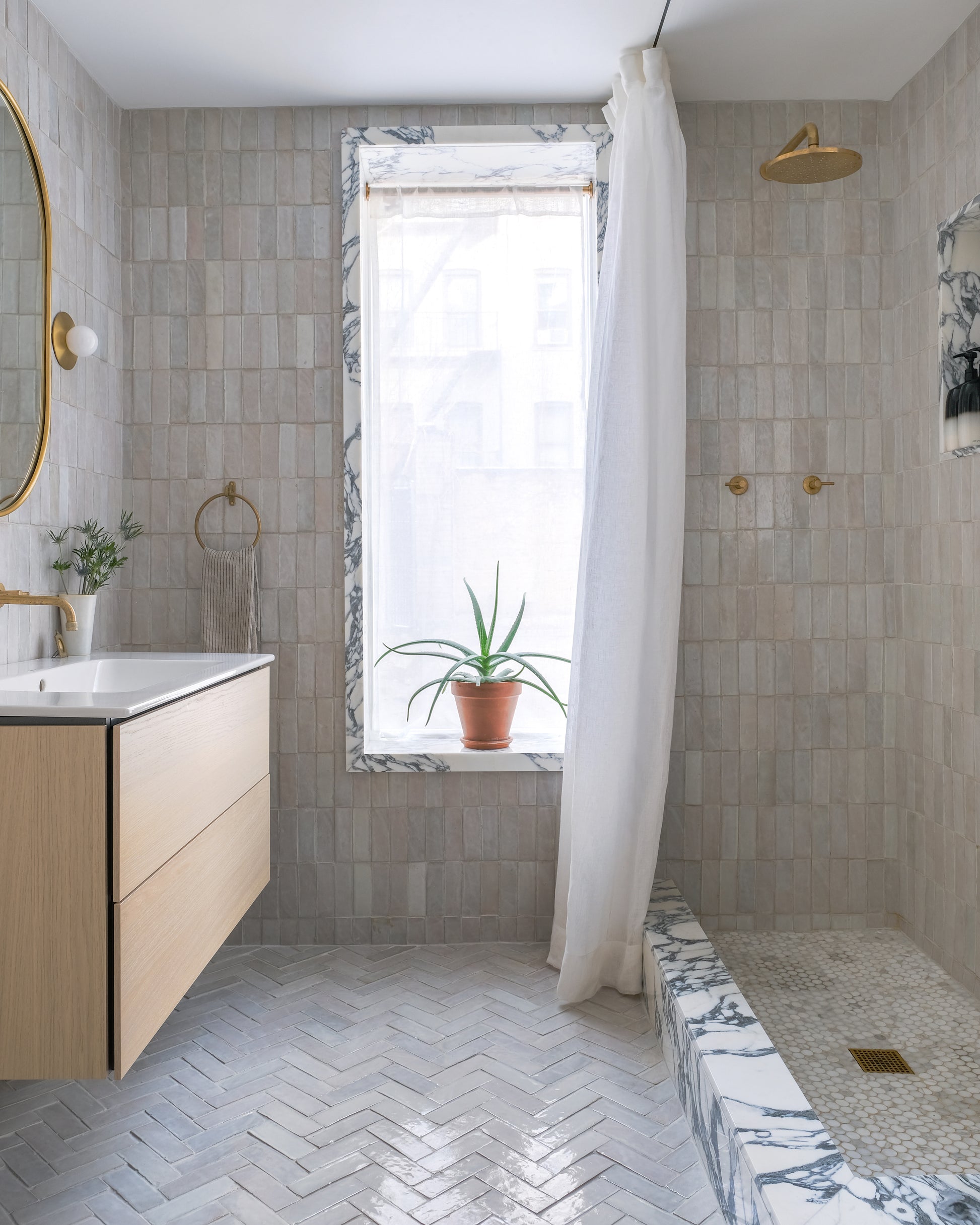Natural White 2x6 Thin Bejmat Zellige Tile-Main Inventory-All Products,Solids,Zellige Tile-Riad Tile